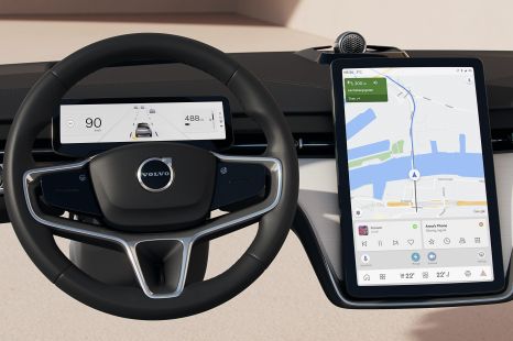 Volvo EX90 EV SUV dash revealed