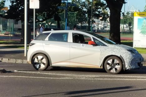 2023 BYD Dolphin EV hatch spied testing in Australia