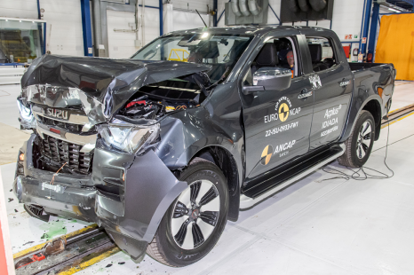 Isuzu D-Max, MU-X, Mazda BT-50 re-tested by ANCAP, five stars again