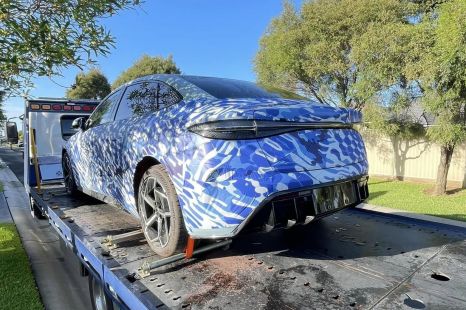 2023 BYD Seal spied in right-hand drive