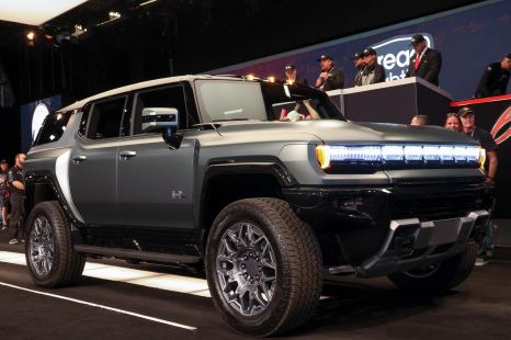 GMC Hummer electric SUV production begins