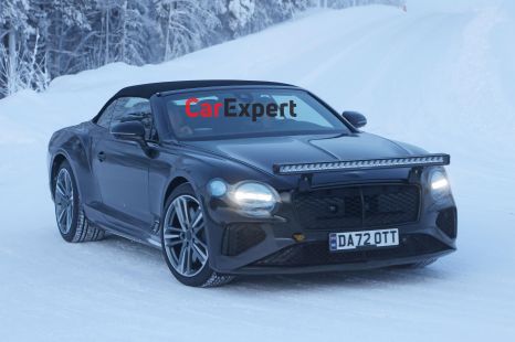 2024 Bentley Continental GT and GTC facelift spied