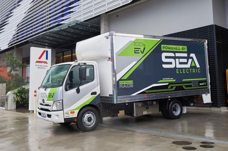 Ampol partners with SEA Electric on commercial EV charging