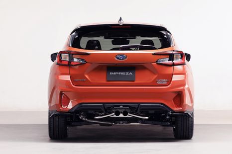 2024 Subaru Impreza shown with in-development STI parts