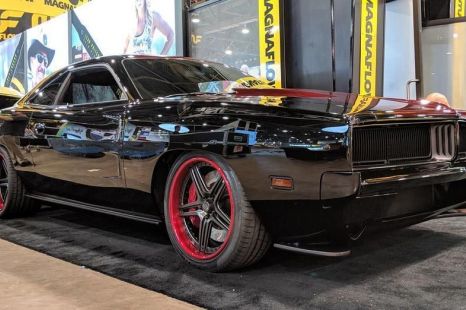 Incredible 2018 Challenger Hellcat with a 1969 body-swap