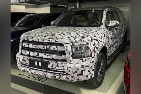 Haval's plus-size Toyota LandCruiser rival spied