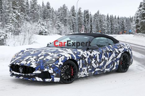 Maserati's next four-seat convertible is taking shape