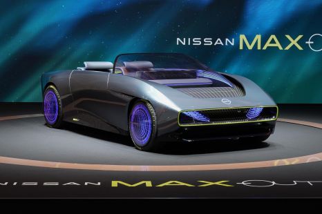 Nissan Max-Out EV convertible concept physically revealed