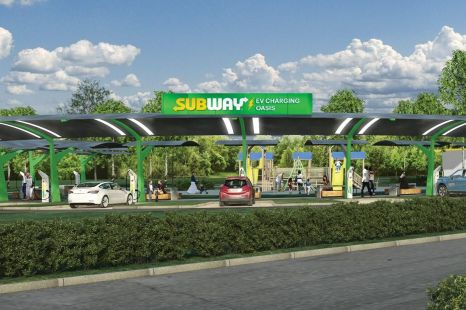 Fast food giant Subway building EV charging network