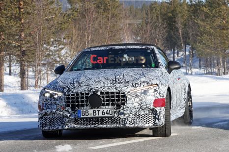 Mercedes-AMG's new high-power plug-in hybrid convertible spied