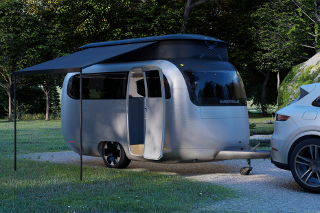 Airstream's new trailer has been shaped by Porsche