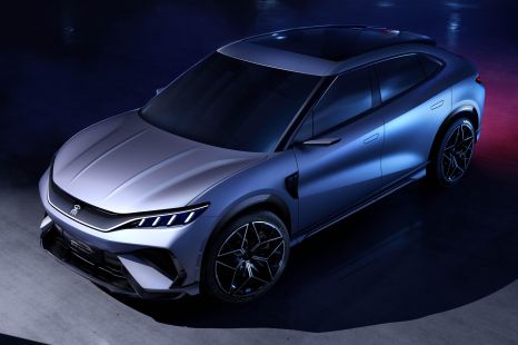 BYD reveals coupe SUV rival for the Tesla Model Y
