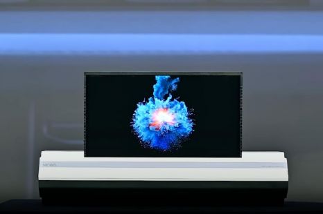 Hyundai Mobis reveals a rollable in-car display