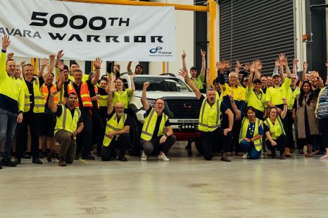 Australian-engineered Nissan Navara Warrior army hits 5000