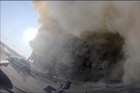 Failed SpaceX Starship rocket launch wipes out nearby car