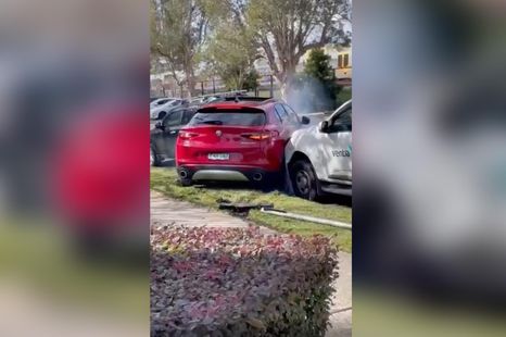 Driver causes crazy damage after Sydney police pursuit