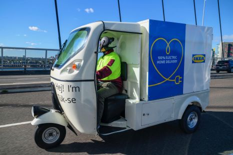 Faster flat-pack delivery coming with electric IKEA tuk-tuks