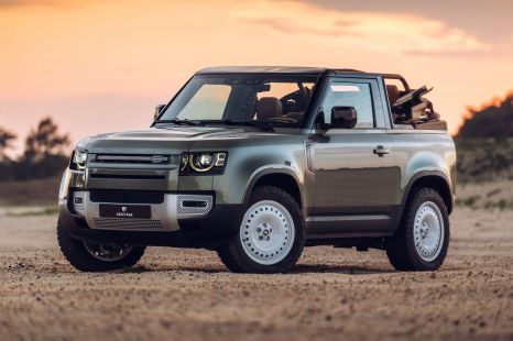 Europeans can go topless with custom Land Rover Defender 90