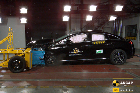Mercedes-Benz EQE earns five-star ANCAP safety rating