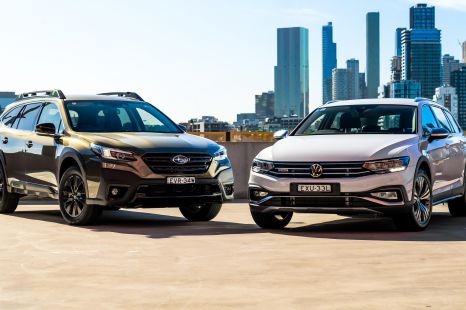 2023 Subaru Outback XT v Volkswagen Passat Alltrack comparison