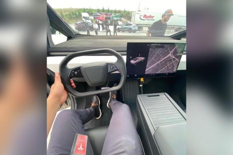 Tesla Cybertruck: First look at electric ute's interior