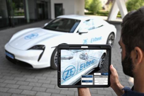 More range, power in a smaller package: ZF previews electric car tech