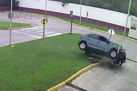 Driving test from hell ends in hospital visit