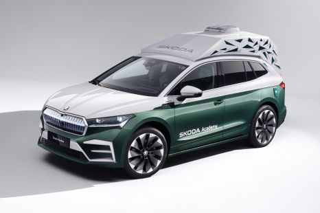 Tallboy Skoda Enyaq has everything but the kitchen sink