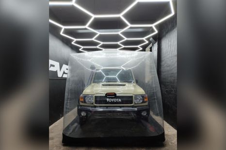 King off the road? Bubble-wrapped LandCruiser 70 has barely touched tarmac