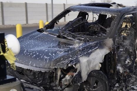 EV battery fires rare, but on Australian Government's agenda