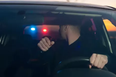 How far can I drive if the police are trying to pull me over?