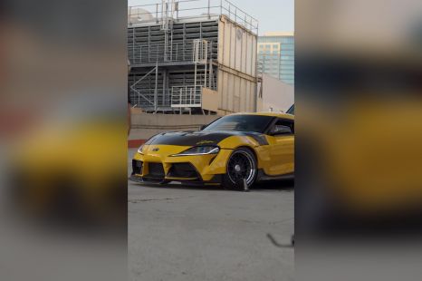 Crunch! Toyota Supra has one expensive car park visit