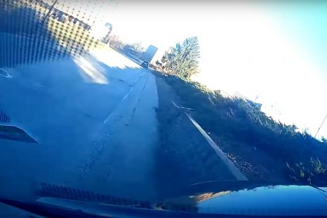 Learner driver discovers how to roll dad's car