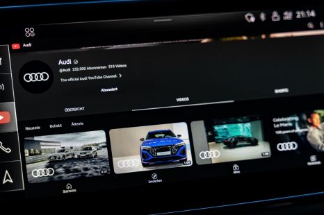 You can now watch YouTube videos in your new Audi