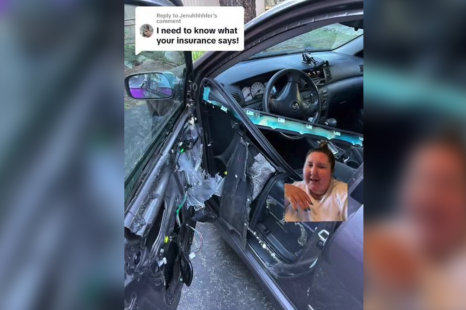 What happens when a bear is locked in a Toyota Corolla? It gets messy