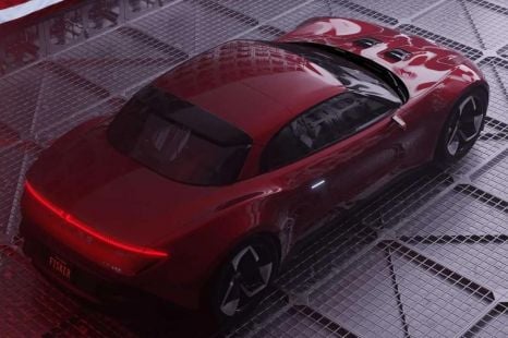 Fisker claims record range for shapely electric convertible