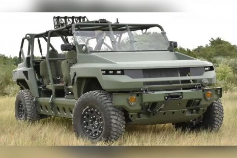 Electric Hummer returns to its military roots