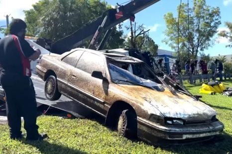 Divers find massive trove of sunken vehicles in murder investigation