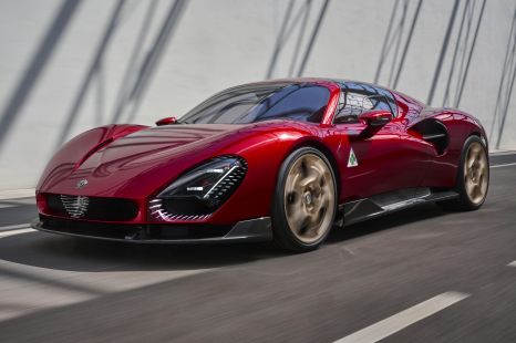 Alfa Romeo 33 Stradale supercar unveiled with V6 and EV options