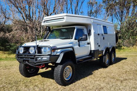 Six-wheel drive LandCruiser 79 motorhome is here to crush continents
