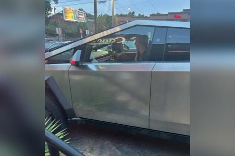 Check out the Tesla Cybertruck's slick cabin lighting