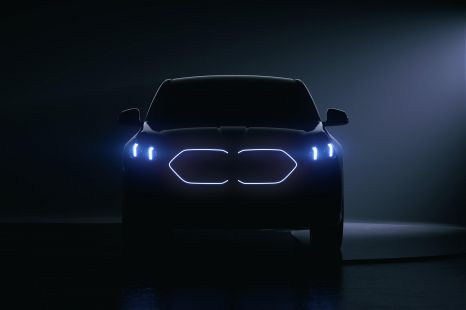 Next BMW X2 teased with coupe SUV body, available electric power
