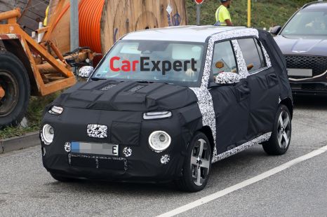 Hyundai's cute electric city car spied tackling Europeans on their home turf