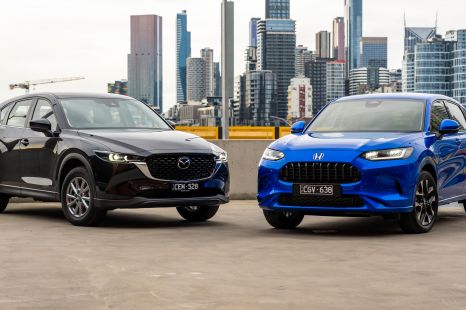 Honda ZR-V v Mazda CX-5 comparison