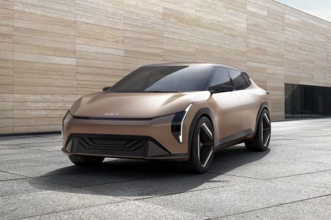 Kia previews new electric sedan, small SUV concepts