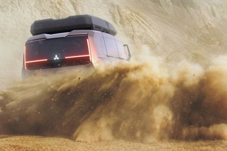 Mitsubishi teases off-roading people mover concept