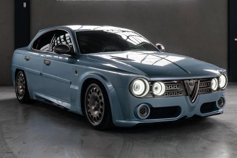 Alfa Romeo Giulia rebodied to look like the 1962 original