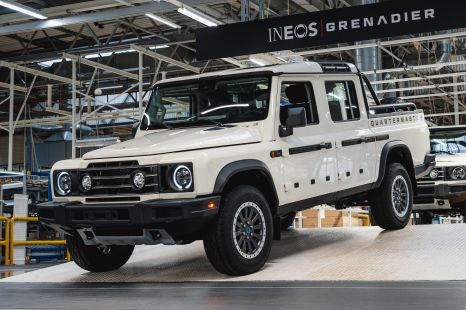 Ineos starts building its rugged off-roader ute