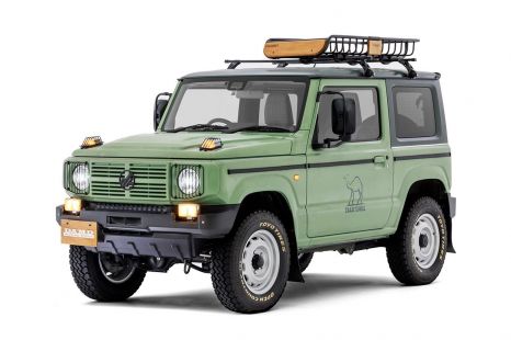This kit turns your Suzuki Jimny into a baby G-Wagen