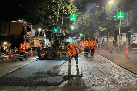 The surprising secret ingredient in Sydney's resurfaced roads
